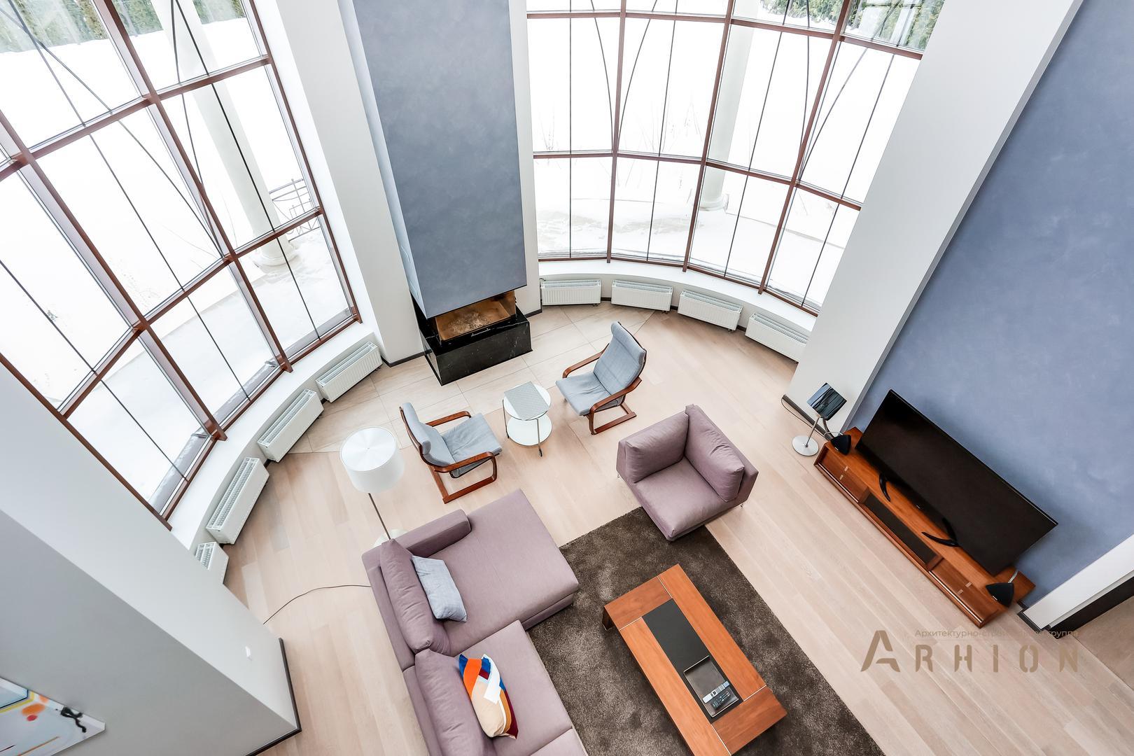 12. Проект двухэтажного дома в современном классическом стиле с многоскатной кровлей, gk-02, площадью - 410 кв c сауной, терассой, балконом, гаражом, эркером, вторым светом